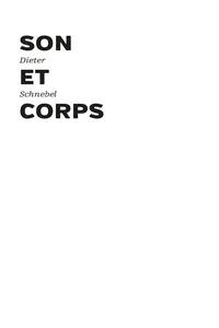Son et corps_cover