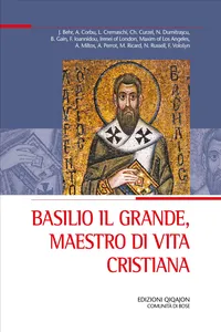 Basilio il Grande, maestro di vita cristiana_cover