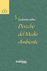 Lecturas sobre derecho del medio ambiente. Tomo XXV_cover