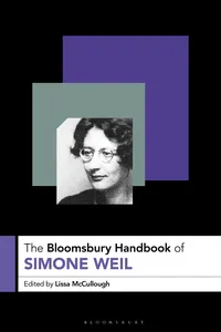 The Bloomsbury Handbook of Simone Weil_cover