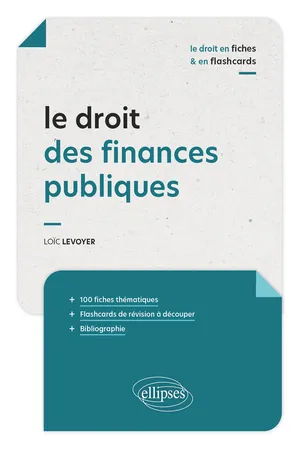 droit finances pub. flashcards