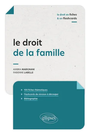 droit famille flashcards