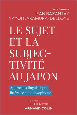 Le sujet et la subjectivité au Japon