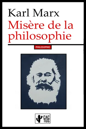 Misère de la philosophie