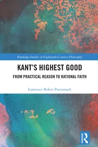 Kant’s Highest Good_cover