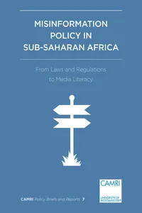 Misinformation Policy in Sub-Saharan Africa_cover