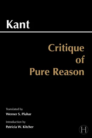 Critique of Pure Reason