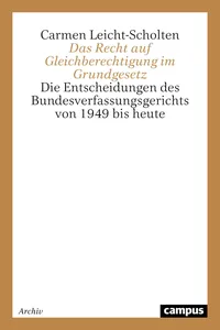 Das Recht auf Gleichberechtigung im Grundgesetz_cover