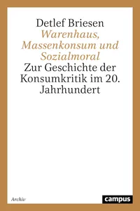 Warenhaus, Massenkonsum und Sozialmoral_cover