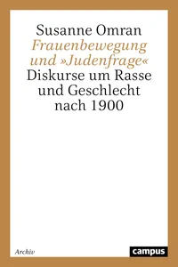 Frauenbewegung und »Judenfrage«_cover