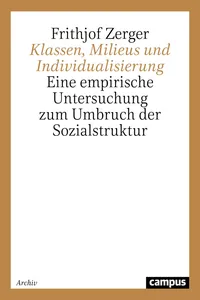 Klassen, Milieus und Individualisierung_cover