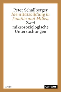 Identitätsbildung in Familie und Milieu_cover