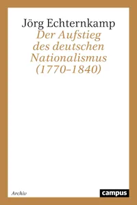 Der Aufstieg des deutschen Nationalismus_cover