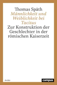 Männlichkeit und Weiblichkeit bei Tacitus_cover