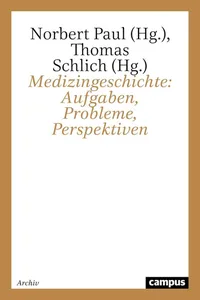 Medizingeschichte: Aufgaben, Probleme, Perspektiven_cover