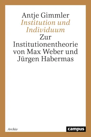 Institution und Individuum