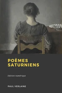 Poèmes saturniens_cover