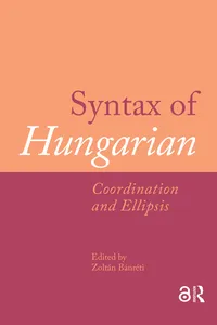 Syntax of Hungarian_cover