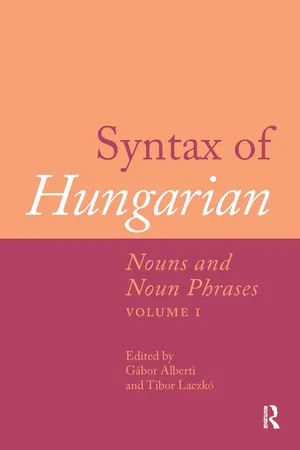 Syntax of Hungarian