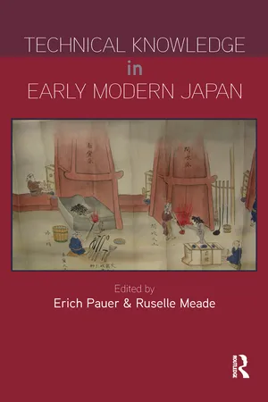 Technical Knowledge in Early Modern Japan