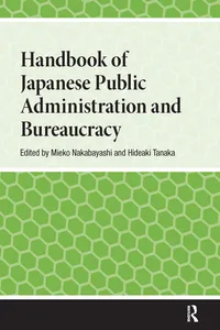 Handbook of Japanese Public Administration and Bureaucracy_cover