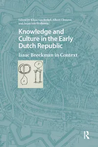 Knowledge and Culture in the Early Dutch Republic_cover