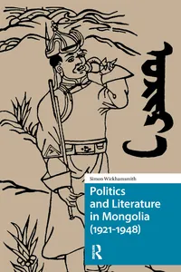 Politics and Literature in Mongolia_cover