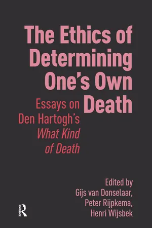 The Ethics of Determining One’s Own Death