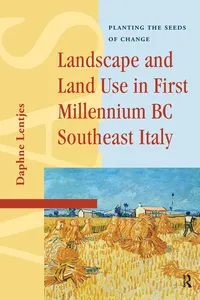 Landscape and Land Use in First Millennium BC Southeast Italy_cover