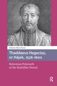 Thaddaeus Hagecius, or Hájek, 1526-1600_cover