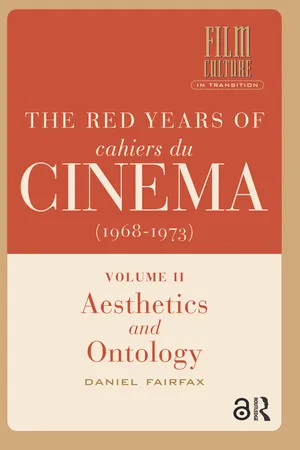 The Red Years of Cahiers du cinéma (1968-1973)