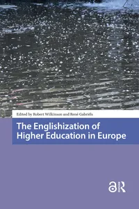 The Englishization of Higher Education in Europe_cover