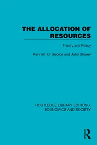 The Allocation of Resources_cover