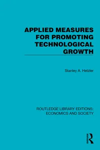 Applied Measures for Promoting Technological Growth_cover