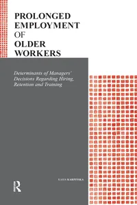 Prolonged Employment of Older Workers_cover