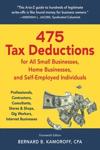 475 Tax Deductions for All Small Businesses, Home Businesses, and Self-Employed Individuals_cover