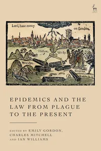 Epidemics and the Law from Plague to the Present_cover