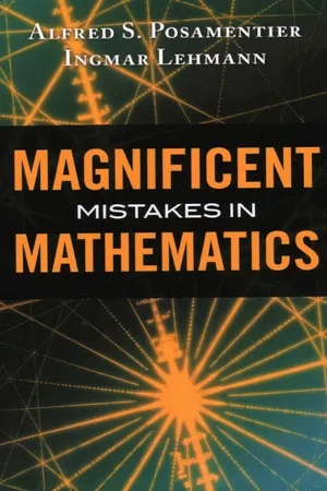 Magnificent Mistakes in Mathematics