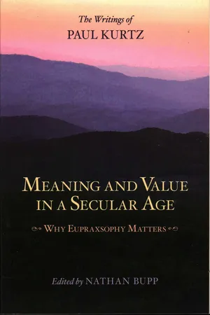 Meaning and Value in a Secular Age