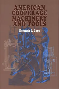 American Cooperage Machinery and Tools_cover