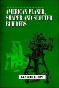 American Planer, Shaper and Slotter Builders_cover
