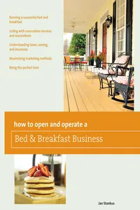 How to Open and Operate a Bed & Breakfast_cover