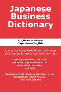 Japanese Business Dictionary_cover