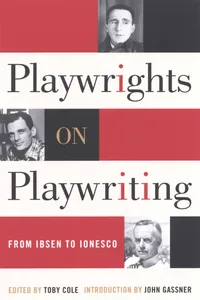 Playwrights on Playwriting_cover