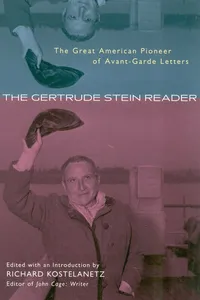The Gertrude Stein Reader_cover