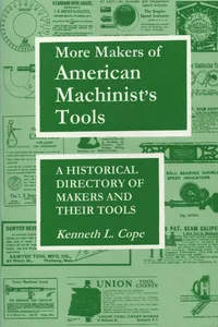 More Makers of American Machinist's Tools_cover