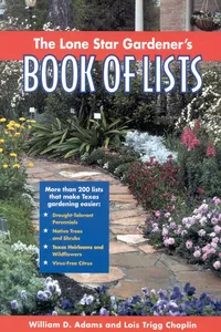 The Lone Star Gardener's Book of Lists_cover