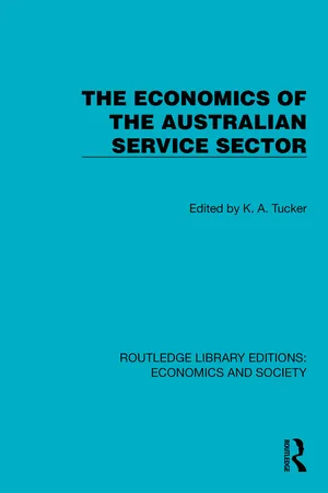 The Economics of the Australian Service Sector