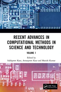 Recent Advances in Computational Methods in Science and Technology_cover