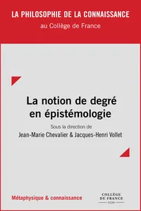 La notion de degré en épistémologie_cover
